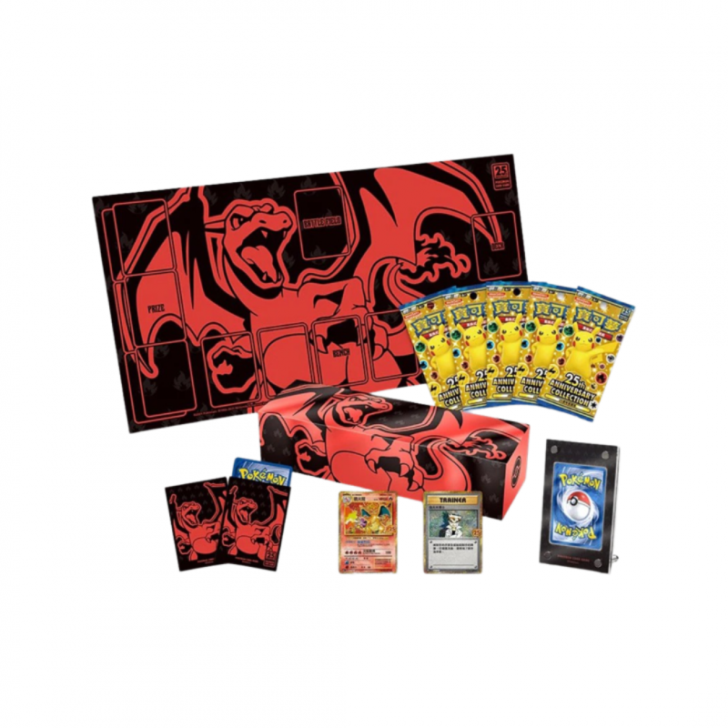 Pokémon Traditionelles Chinesisch – Glurak 25th Anniversary Premium-Kollektion Box