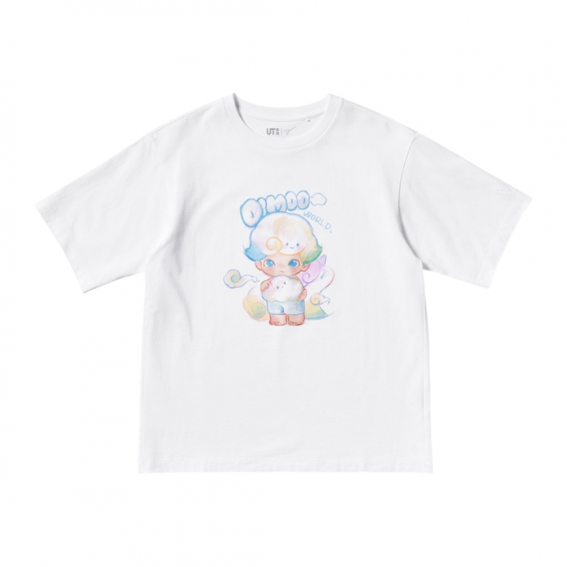 UNIQLO - POPMART - POP MART DIMOO WORLD UT (S - Size) - 00 White