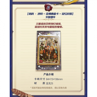 Kayou K9 - Harry Potter - Wizard Collector's Cards - Memories of Hogwarts