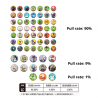 Pokémon - Vereinfachtes Chinesisch - Paldea Metal Magnetic Sticker Set